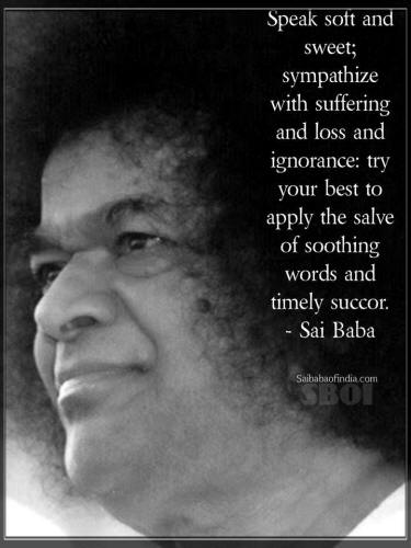 sathya sai baba Quotes & sayings  with photos