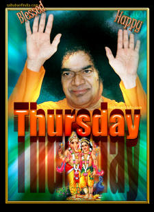 Sri Sathya Sai Babas Day Thursday - Happy Blessed-Sai-Baba-Thursday-Babas-day